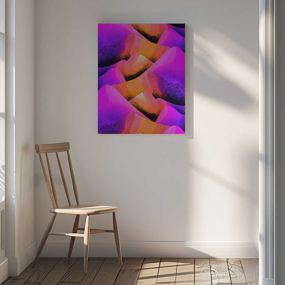Purple sands Canvas Print Wall Art 1X3270949 - ART FEVER - Art Fever