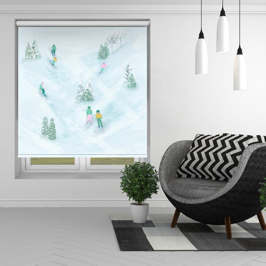 Quite Slopes Printed Picture Photo Roller Blind - 1X3418814 - Art Fever - Art Fever