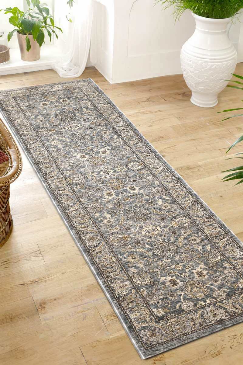 Raja Traditional Rug – Grey Vintage Elegance - The Rugs - Art Fever