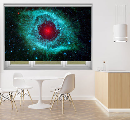 Red Eye of a Nebula By NASA Hubble Telescope Printed Picture Photo Roller Blind - RB1394 - Art Fever - Art Fever