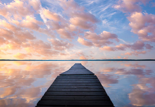 Sanctuary Pier to the Ocean Canvas Print Picture Wall Art - 1X1818581 - Art Fever - Art Fever