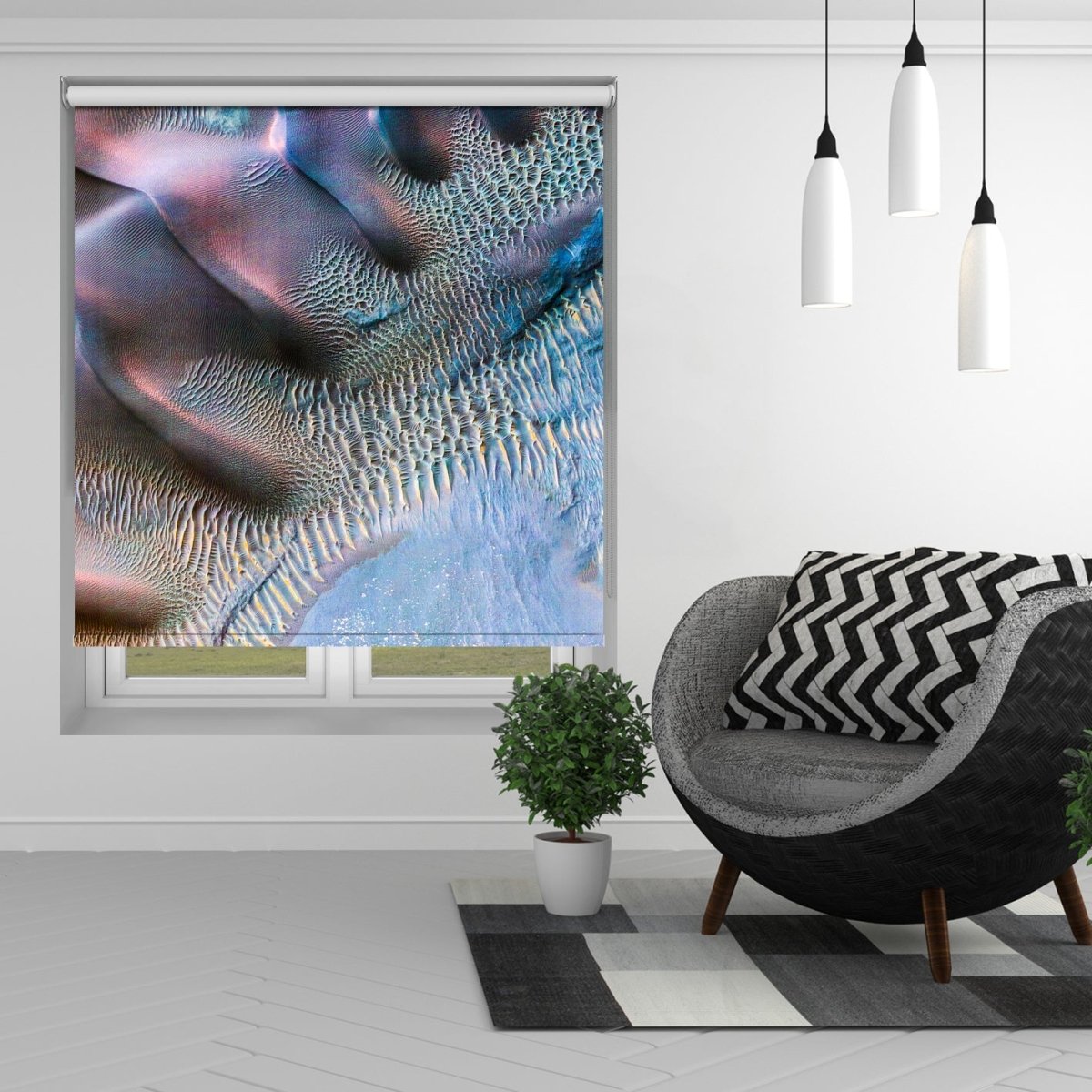 Sand Dunes on Mars by NASA Printed Picture Photo Roller Blind - RB1388 - Art Fever - Art Fever