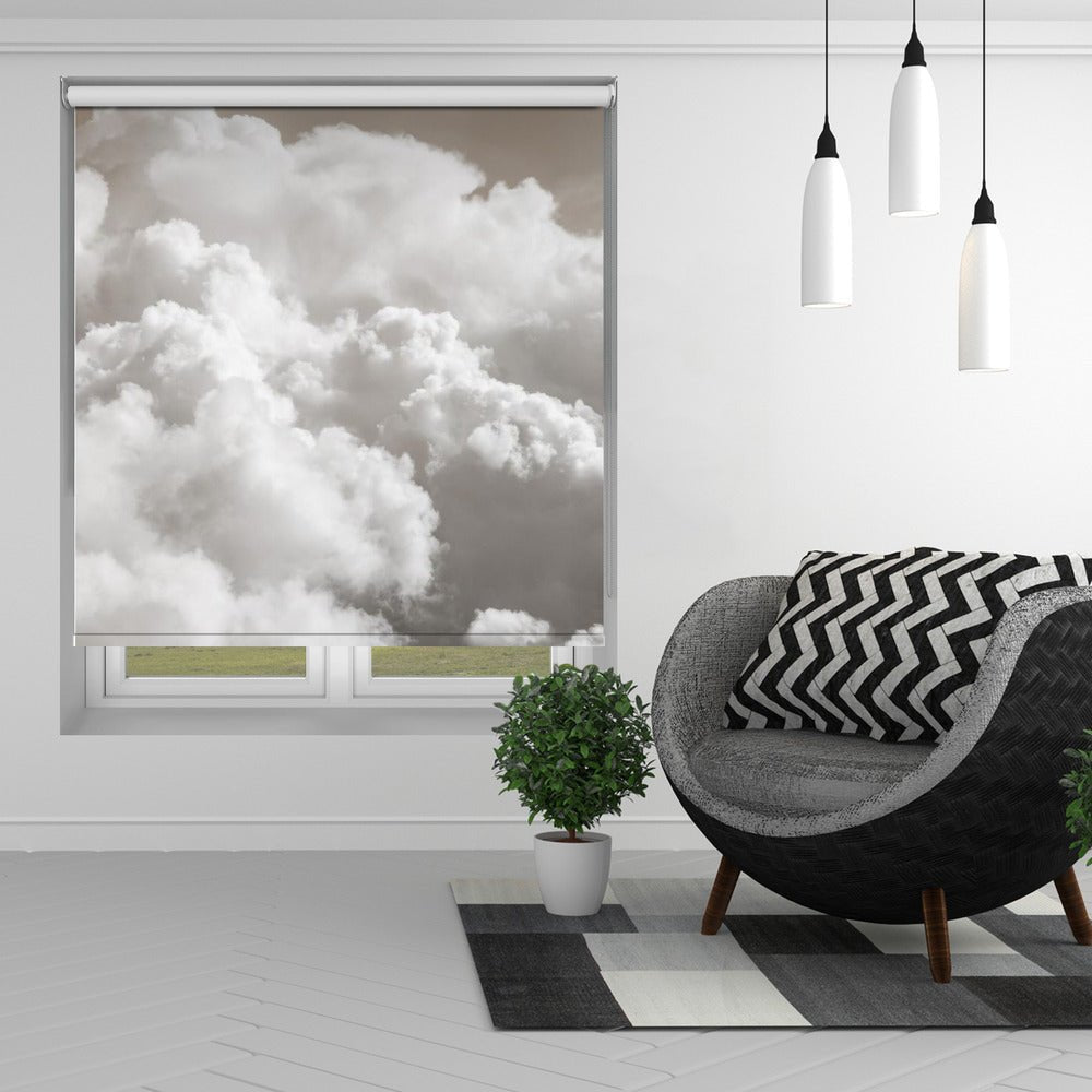 Sandy Clouds Printed Picture Photo Roller Blind - 1X3387087 - Art Fever - Art Fever