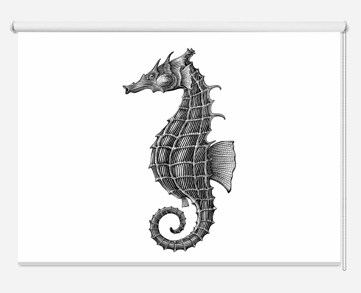 Seahorse Printed Picture Photo Roller Blind - 1X2495335 - Art Fever - Art Fever