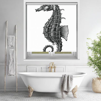 Seahorse Printed Picture Photo Roller Blind - 1X2495335 - Art Fever - Art Fever