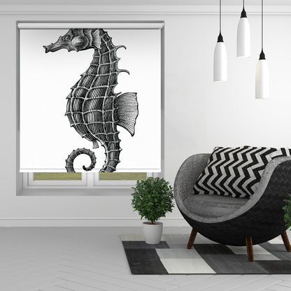 Seahorse Printed Picture Photo Roller Blind - 1X2495335 - Art Fever - Art Fever