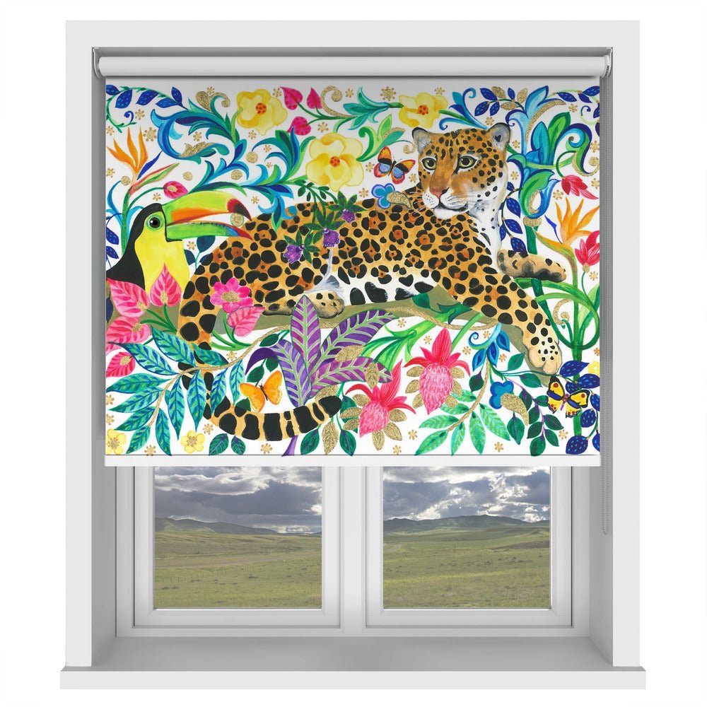 Seigneur Jaguar Tropical jungle Printed Picture Photo Roller Blind - 1X2669752 - Pictufy - Art Fever