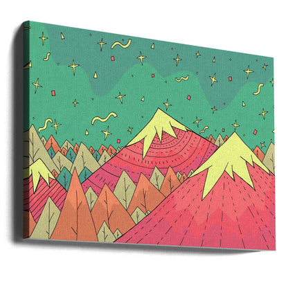 Shapes in the sky Canvas Print Wall Art 1X3045016 - ART FEVER - Art Fever