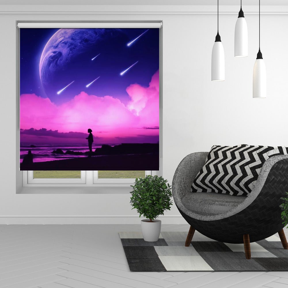Silhouette Dreams Printed Picture Photo Roller Blind - 1X2506036 - Art Fever - Art Fever