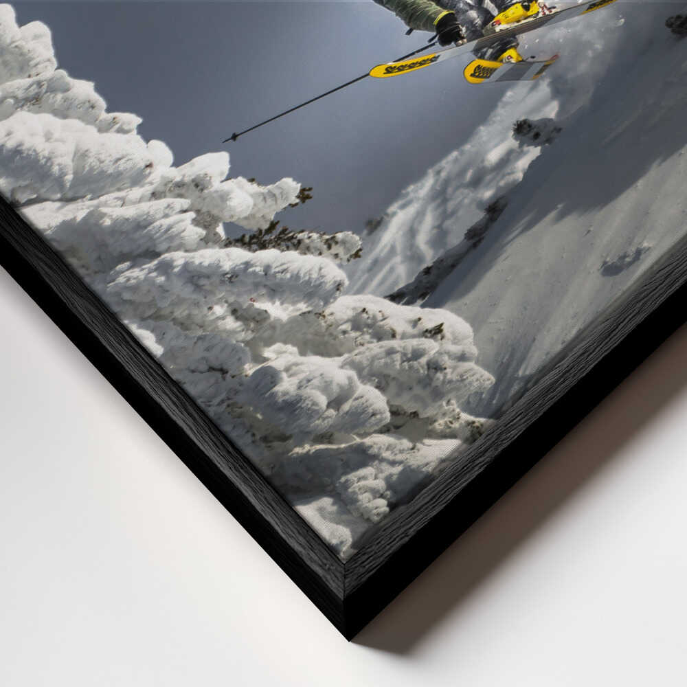 Ski is life Canvas Print Wall Art 1X1683469 - ART FEVER - Art Fever