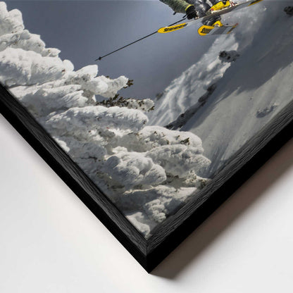 Ski is life Canvas Print Wall Art 1X1683469 - ART FEVER - Art Fever