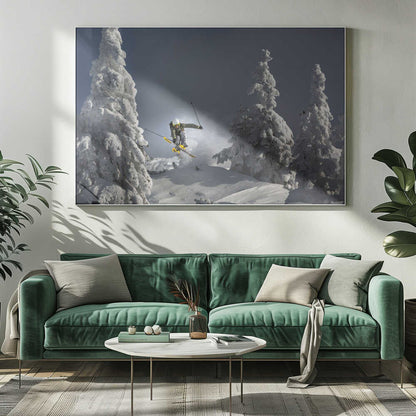 Ski is life Canvas Print Wall Art 1X1683469 - ART FEVER - Art Fever