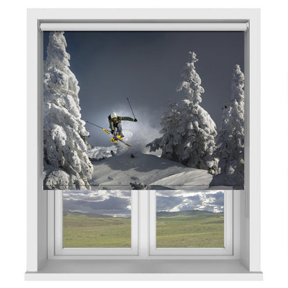Ski is life Printed Picture Photo Roller Blind - 1X1683469 - Art Fever - Art Fever