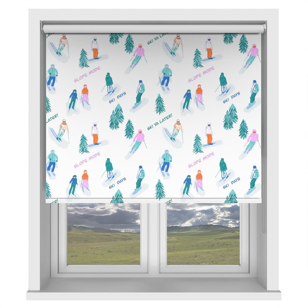 Ski Ya Later Printed Picture Photo Roller Blind - 1X3372849 - Art Fever - Art Fever