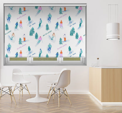 Ski Ya Later Printed Picture Photo Roller Blind - 1X3372849 - Art Fever - Art Fever