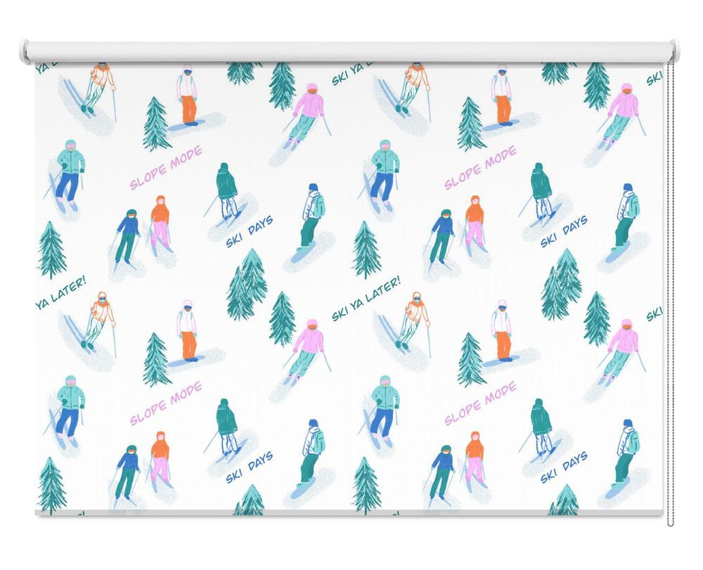 Ski Ya Later Printed Picture Photo Roller Blind - 1X3372849 - Art Fever - Art Fever