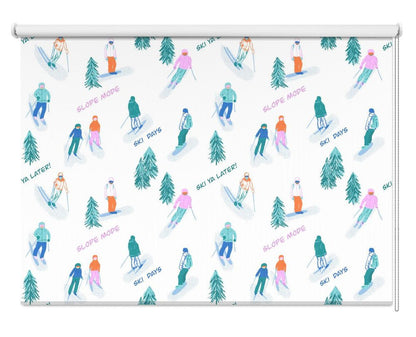 Ski Ya Later Printed Picture Photo Roller Blind - 1X3372849 - Art Fever - Art Fever