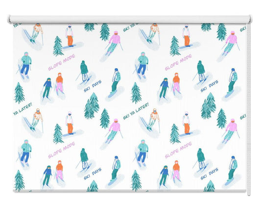 Ski Ya Later Printed Picture Photo Roller Blind - 1X3372849 - Art Fever - Art Fever