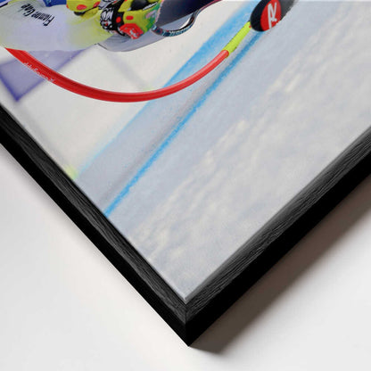 Slalom Skier Canvas Print Wall Art 1X1309962 - ART FEVER - Art Fever