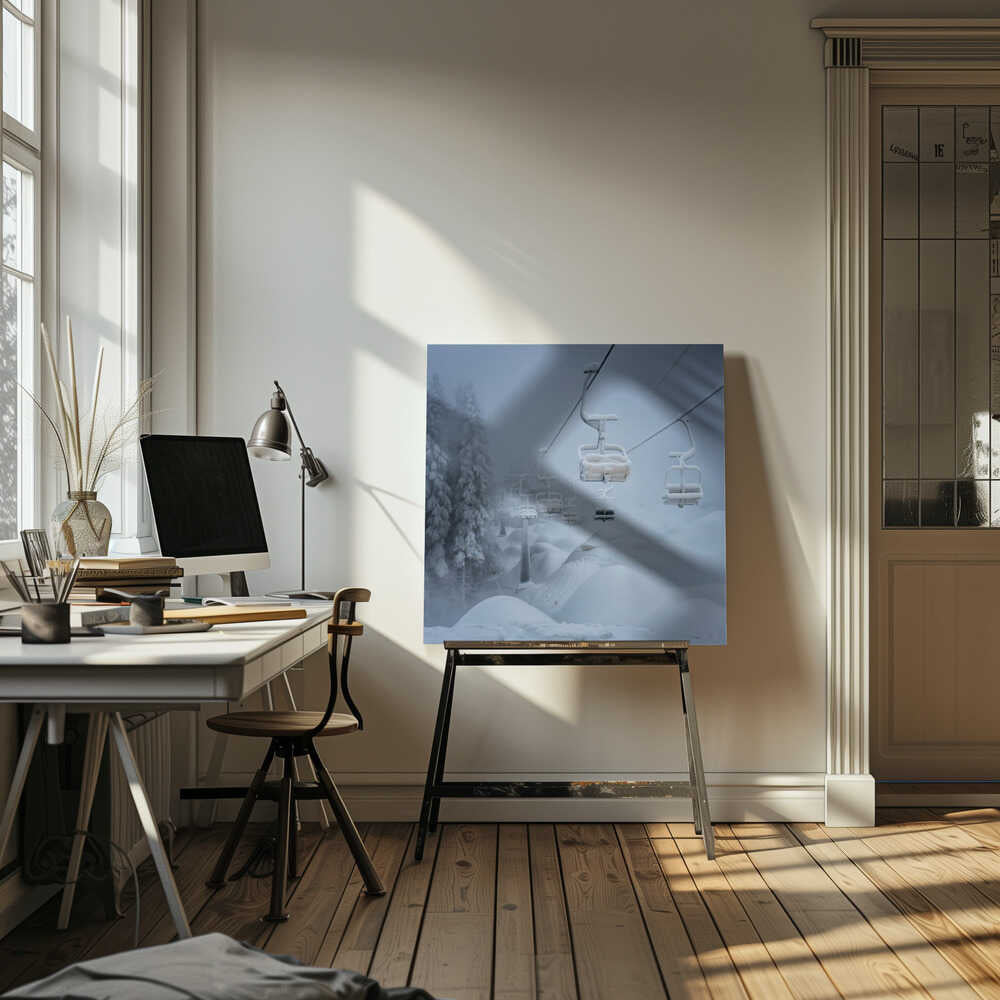 Snow Canvas Print Wall Art 1X563004 - ART FEVER - Art Fever