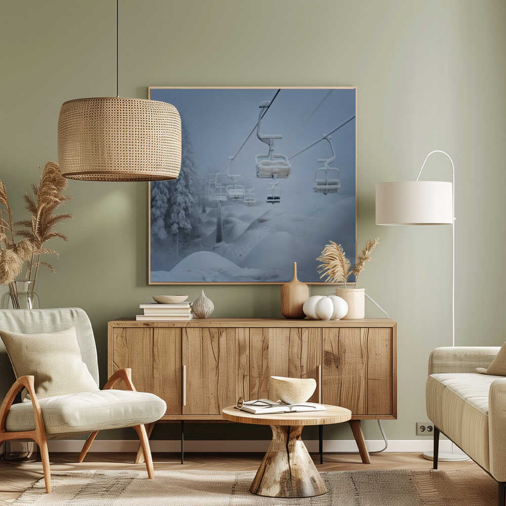 Snow Canvas Print Wall Art 1X563004 - ART FEVER - Art Fever