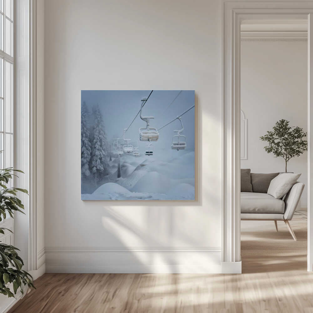 Snow Canvas Print Wall Art 1X563004 - ART FEVER - Art Fever