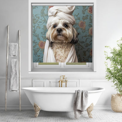 Spa Day Pooch Printed Picture Photo Roller Blind - 1X3092592 - Art Fever - Art Fever
