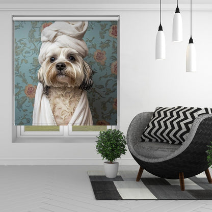 Spa Day Pooch Printed Picture Photo Roller Blind - 1X3092592 - Art Fever - Art Fever