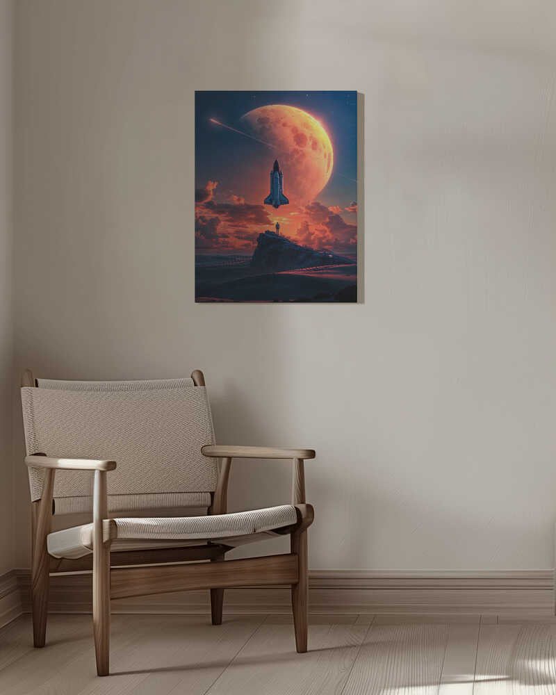 Space Odyssey Canvas Print Wall Art 1X2893206 - ART FEVER - Art Fever