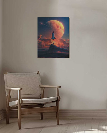Space Odyssey Canvas Print Wall Art 1X2893206 - ART FEVER - Art Fever