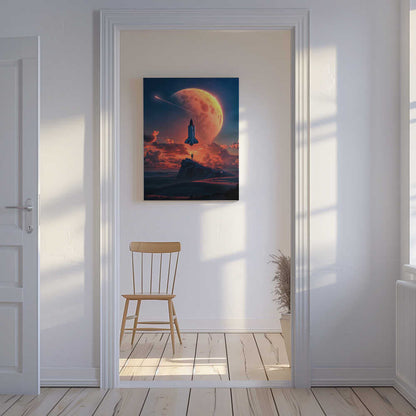 Space Odyssey Canvas Print Wall Art 1X2893206 - ART FEVER - Art Fever