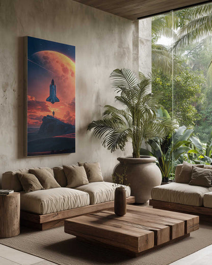 Space Odyssey Canvas Print Wall Art 1X2893206 - ART FEVER - Art Fever