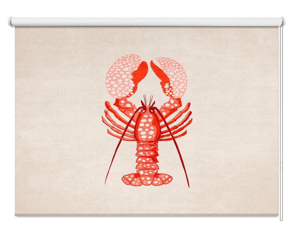 Spotted Lobster Elegance Printed Picture Photo Roller Blind - 1X2548297 - Art Fever - Art Fever