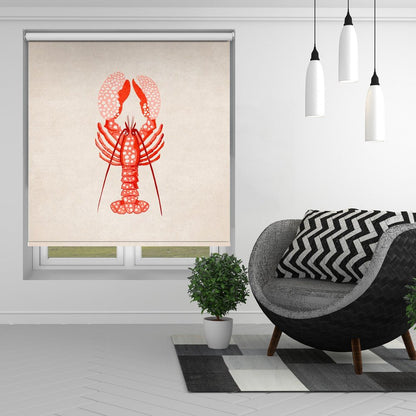Spotted Lobster Elegance Printed Picture Photo Roller Blind - 1X2548297 - Art Fever - Art Fever