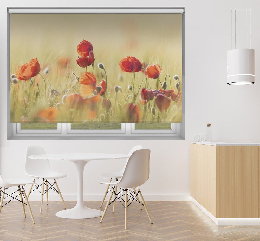 Spring mood Poppy Printed Picture Photo Roller Blind - 1X2524040 - Art Fever - Art Fever