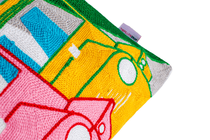 St. Barts Needlepoint Cushion - The Pillow Drop - Art Fever