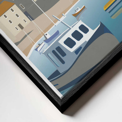 St Ives Travel Print Canvas Print Wall Art 1X2666107 - ART FEVER - Art Fever