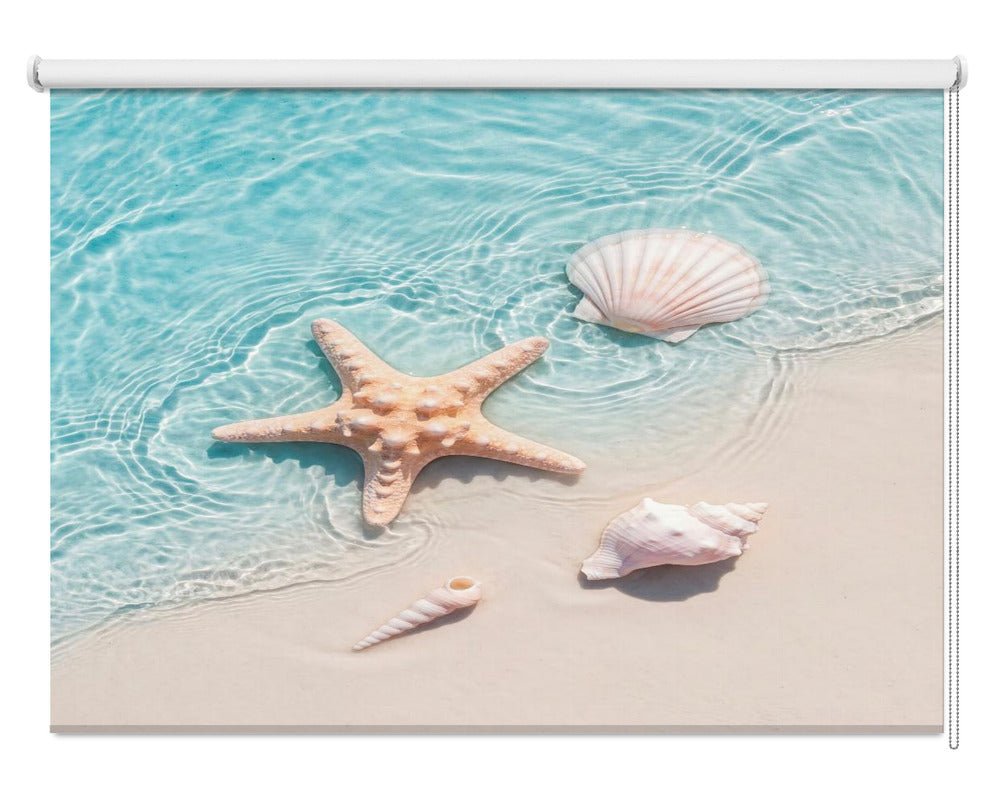 Starfish and Friends Printed Picture Photo Roller Blind - 1X3432601 - Art Fever - Art Fever