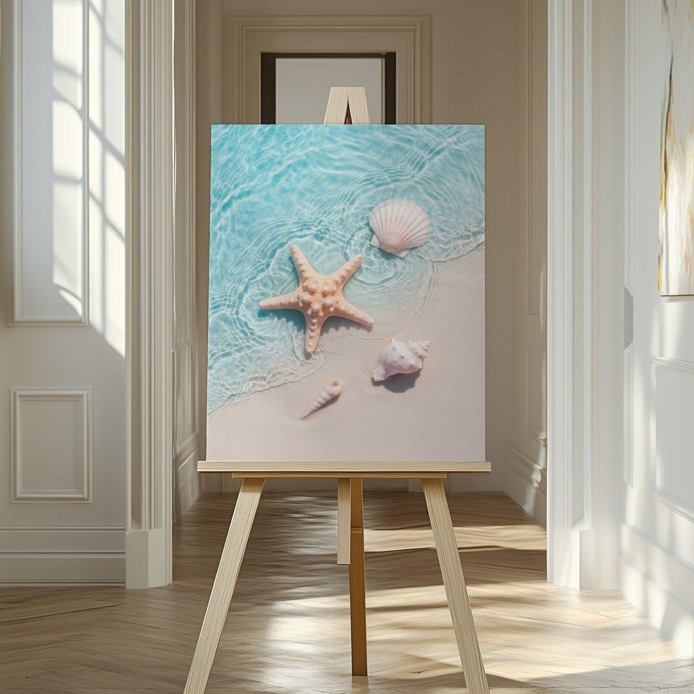 Starfish and Friends Printed Picture Photo Roller Blind - 1X3432601 - Art Fever - Art Fever