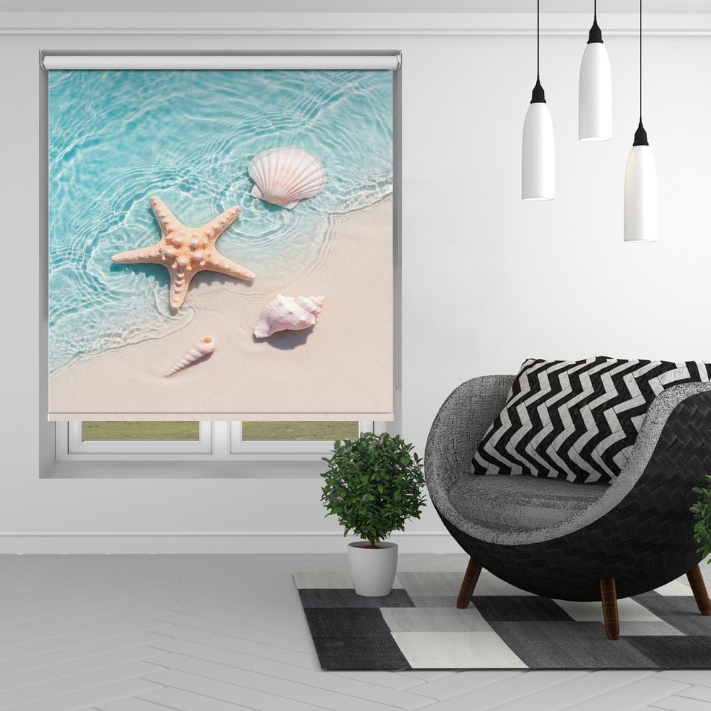 Starfish and Friends Printed Picture Photo Roller Blind - 1X3432601 - Art Fever - Art Fever