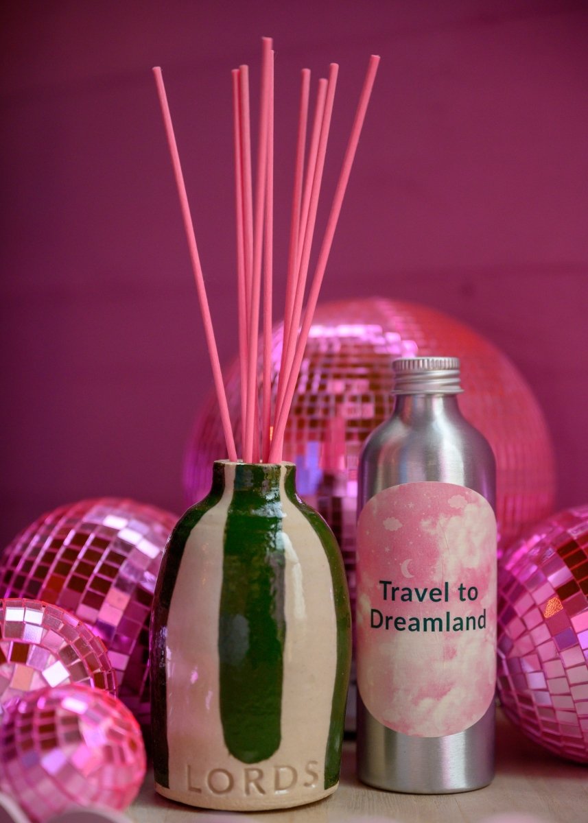 Stripe Ceramic Reed Diffuser Set | The Forever Kit - LORDS Fragrance House - Art Fever