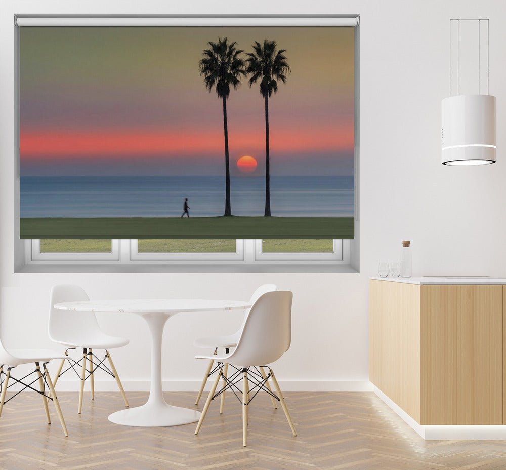 Stroll By the Sea Printed Picture Photo Roller Blind - 1X3447774 - Art Fever - Art Fever