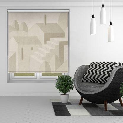 Subtle Town Printed Picture Photo Roller Blind - 1X3391491 - Art Fever - Art Fever