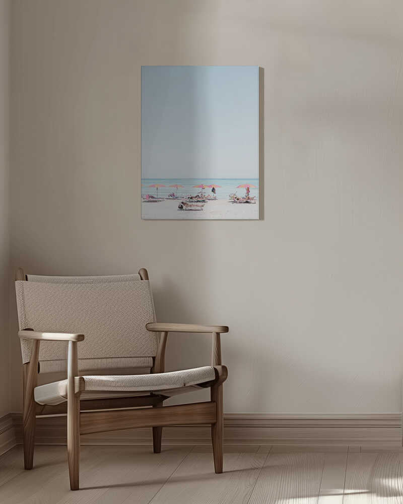Summer Beach Day Canvas Print Wall Art 1X2741579 - ART FEVER - Art Fever