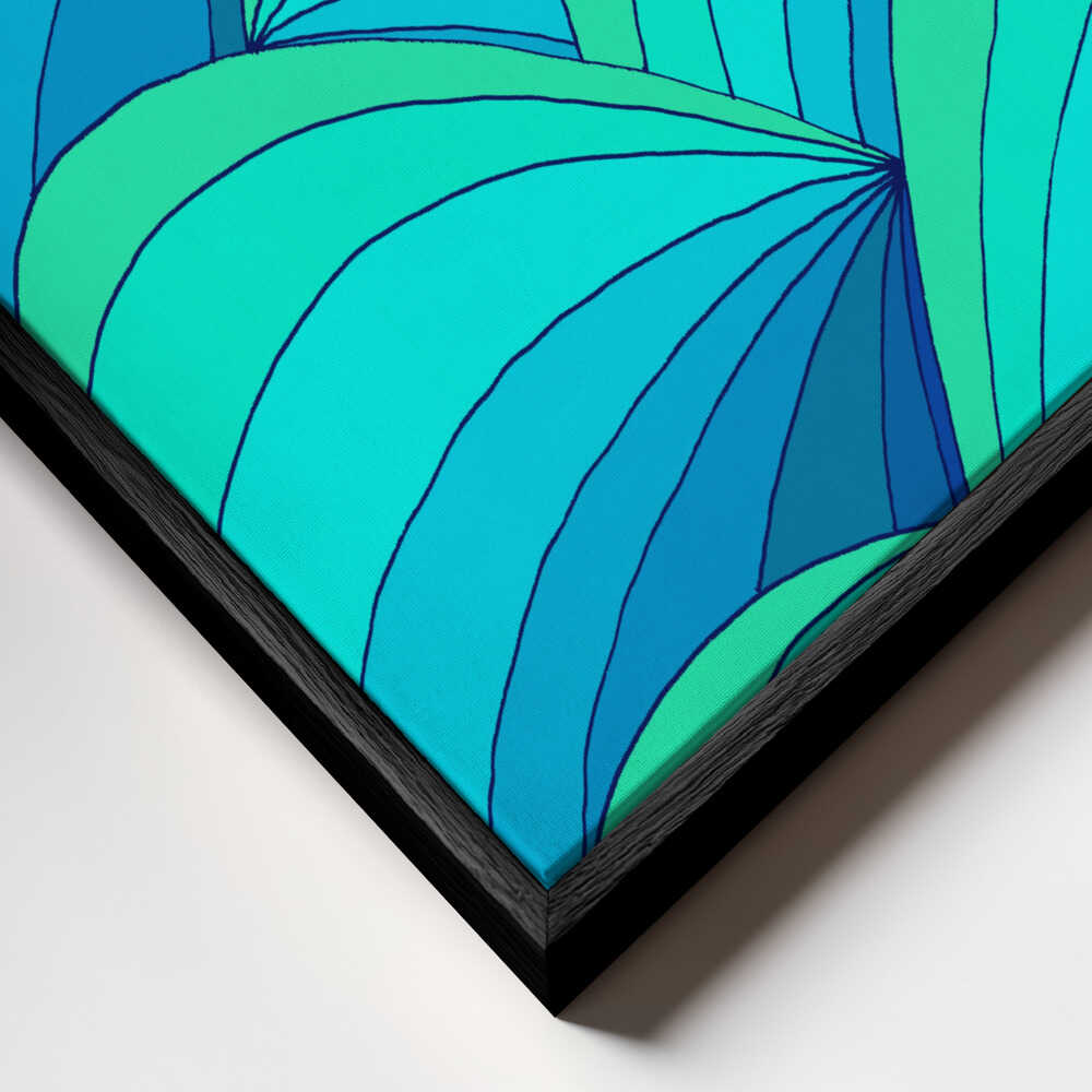 Summer Waves Canvas Print Wall Art 1X3278291 - ART FEVER - Art Fever