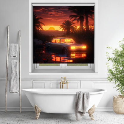 Sunset oasis Printed Picture Photo Roller Blind - 1X2951228 - Art Fever - Art Fever