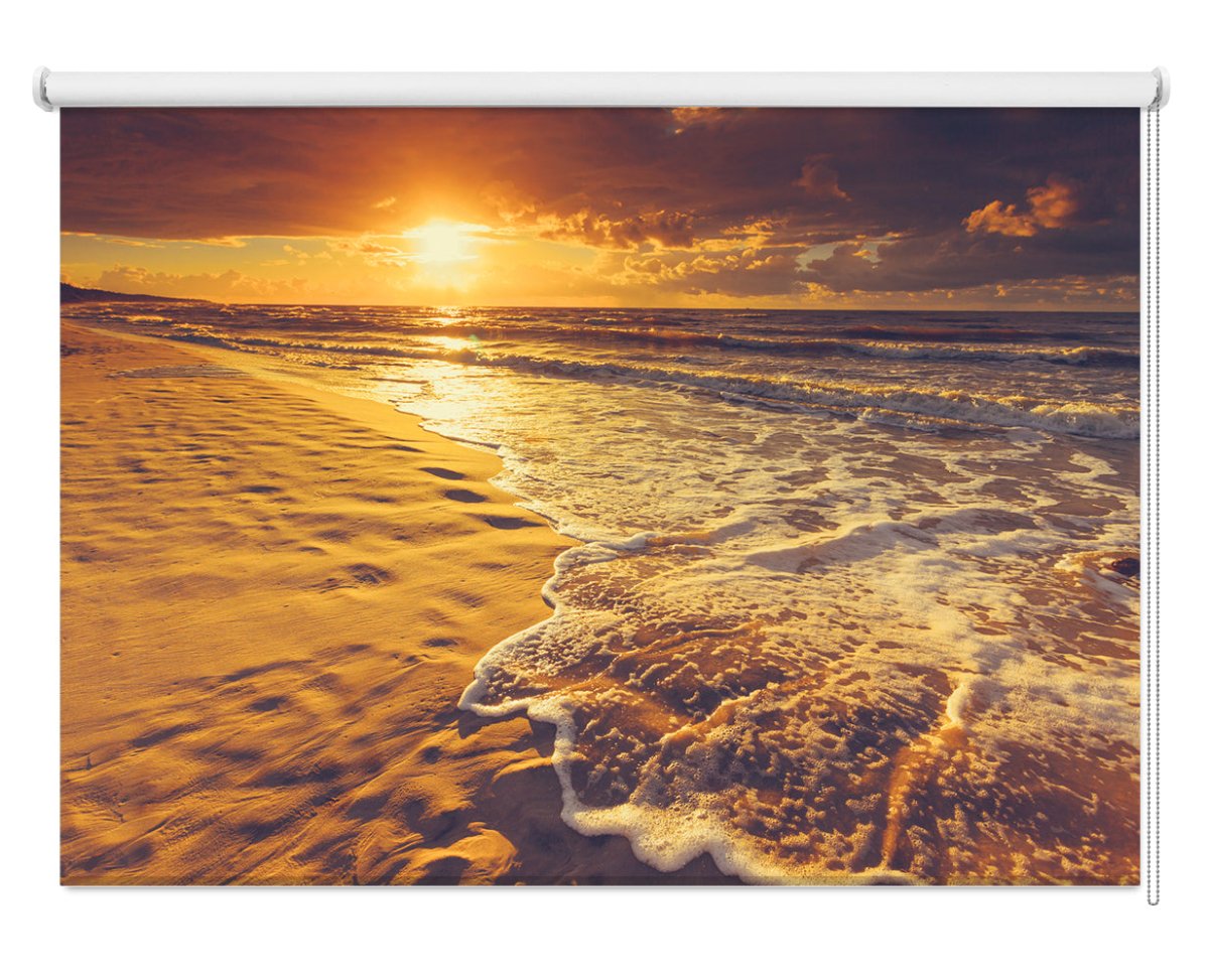 Sunset over the Ocean Printed Picture Photo Roller Blind - RB573 - Art Fever - Art Fever