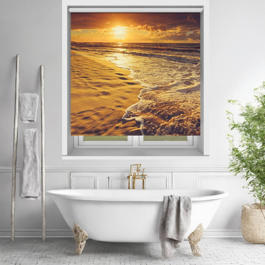 Sunset over the Ocean Printed Picture Photo Roller Blind - RB573 - Art Fever - Art Fever