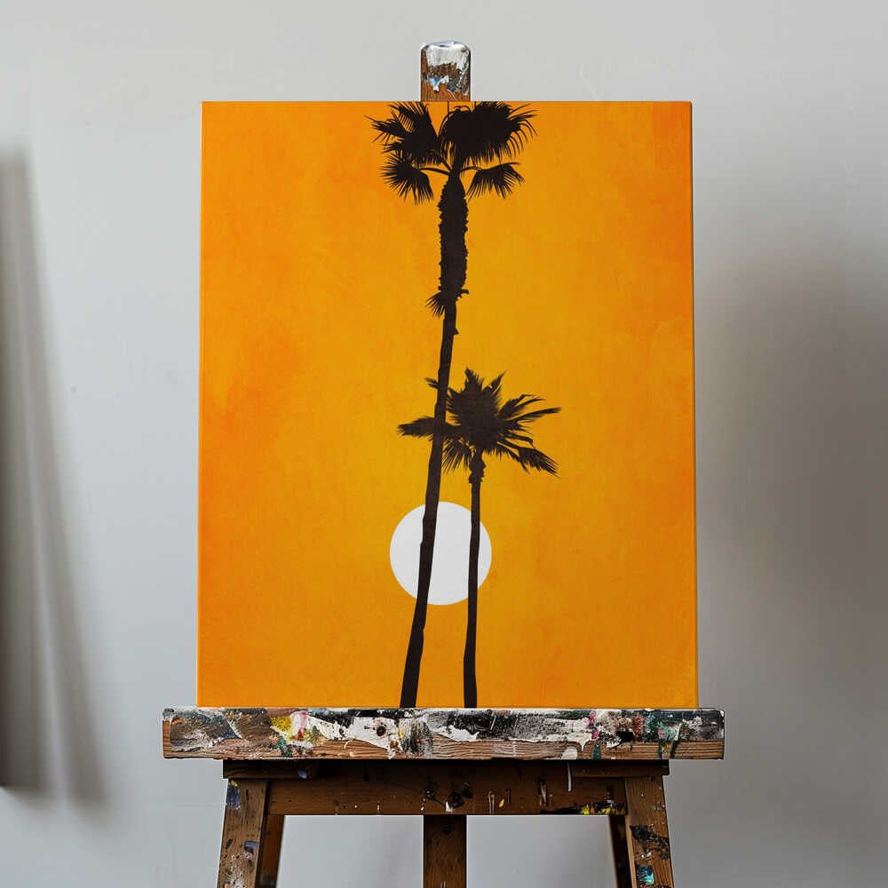 Sunshine Paradise Canvas Print Wall Art 1X2489464 - ART FEVER - Art Fever