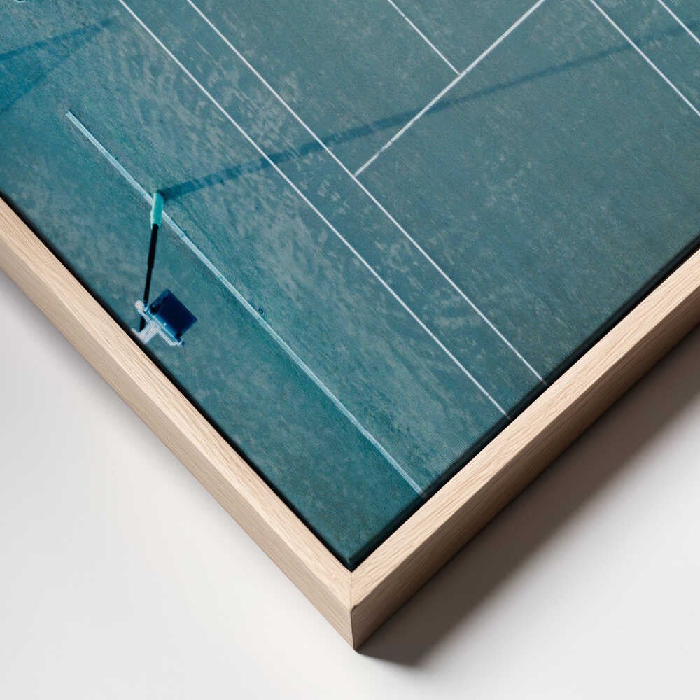 Tennis Court Green 2 Canvas Print Wall Art 1X2434532 - ART FEVER - Art Fever